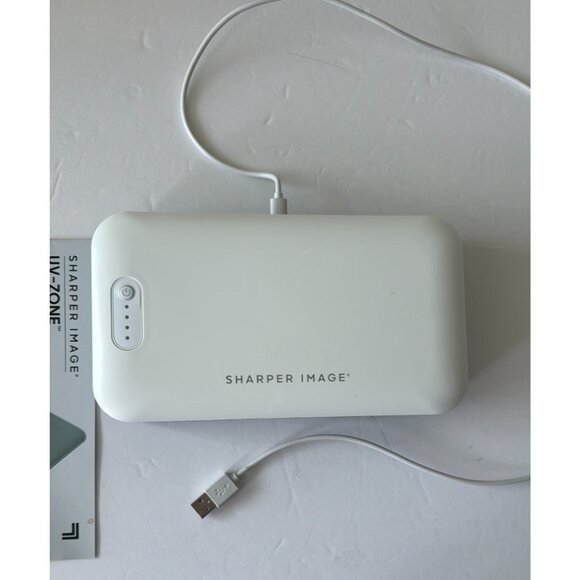 Sharper Image UV-Zone Phone Sanitizer White Box Missing - Picture 7 of 7